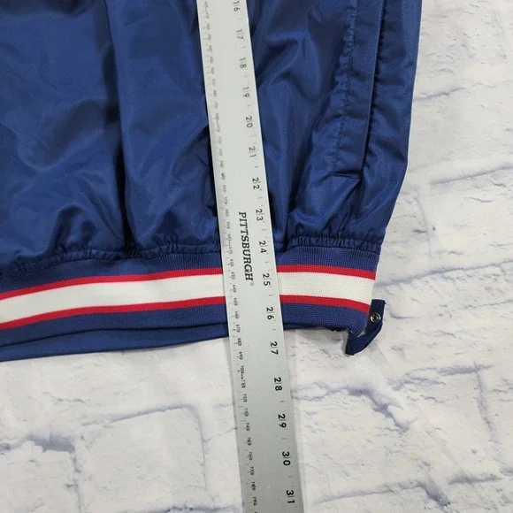 ESPN Disney Pullover Jacket MENS M Windbreaker Zip Size Pockets VINTAGE